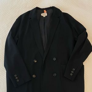 Wilfred Oversized Black Blazer - Size 2